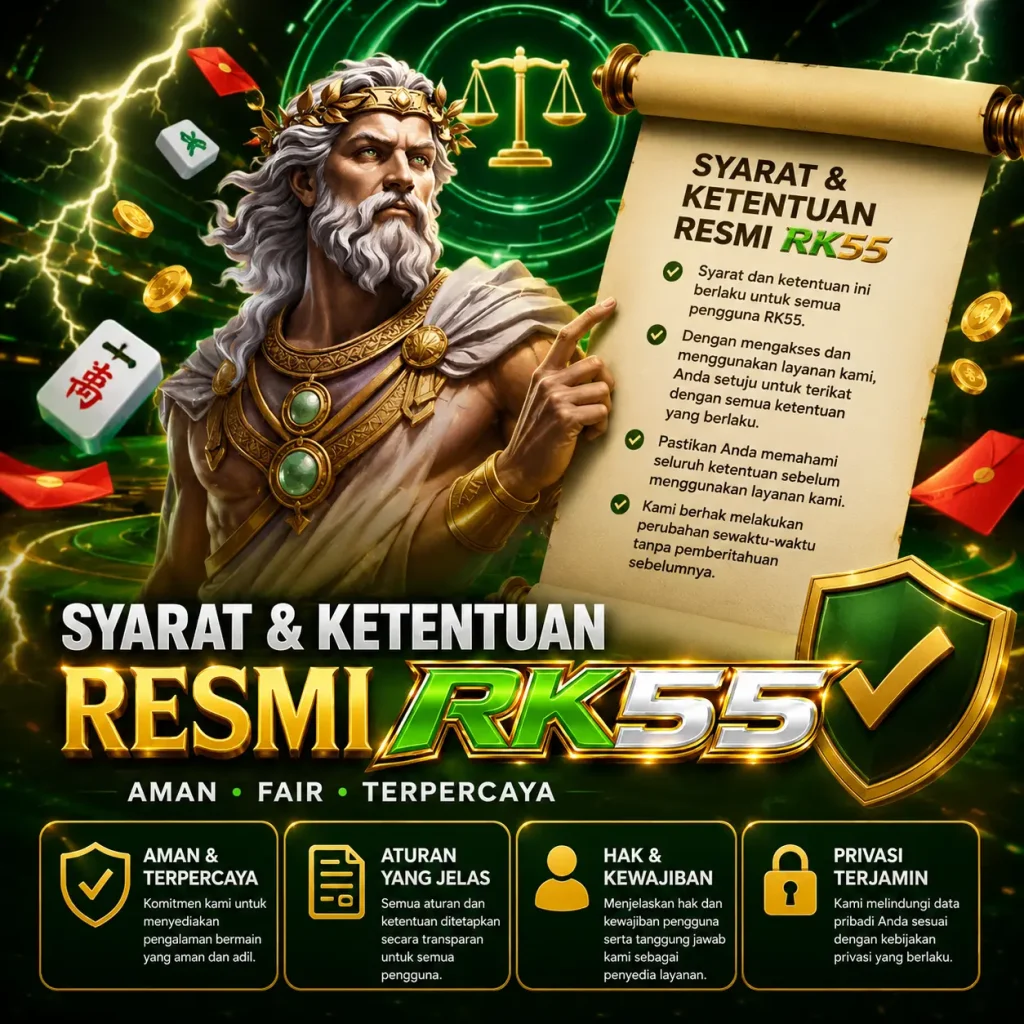 Syarat dan Ketentuan Resmi RK55 untuk Akses Login dan APK Aman Terpercaya